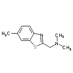 CAS 登录号：182935-50-8， N,N-二甲基-1-(6-甲基-1,3-苯并噻唑-2-基)甲胺