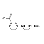 CAS 登录号：183430-26-4， 3-{(E)-[(2-氰基肼基)亚甲基]氨基}苯甲酸