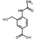 CAS 登录号：183430-33-3， 4-乙酰氨基-3-(羟基甲基)苯甲酸