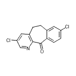 CAS 登录号：183483-27-4， 3,8-二氯-5,6-二氢苯并[1,2]环庚并[3,4-b]吡啶-11-酮