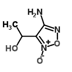 CAS 登录号：183537-54-4， 1-(4-氨基-2-氧代-1,2,5-恶二唑-3-基)乙醇