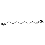 CAS 登录号：18365-70-3， 1-(烯丙基硫基)己烷