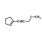 CAS 登录号：183786-50-7， 1-(3-甲氧基-1-丙炔-1-基)环戊烯