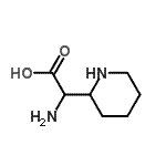 CAS 登录号：183859-35-0， 氨基(2-哌啶基)乙酸