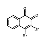 CAS 登录号：18398-37-3， 3,4-二溴-1,2-萘二酮