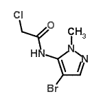 CAS#: 183988-30-9, N-(4-Bromo-1-Methyl-1H-Pyrazol-5-Yl)-2-Chloroacetamide