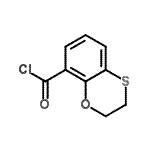 CAS 登录号：184094-12-0， 2,3-二氢-1,4-苯并氧硫杂环己二烯e-8-甲酰氯