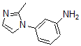 CAS 登录号：184098-19-9， 3-(2-甲基-1H-咪唑-1-基)-苯胺