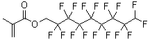 CAS 登录号：1841-46-9， 2-甲基-2-丙烯酸 2,2,3,3,4,4,5,5,6,6,7,7,8,8,9,9-十六氟壬基酯