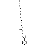 CAS 登录号：18418-22-9， (2-苯基-1,3-二氧戊环-4-基)甲基棕榈酸酯
