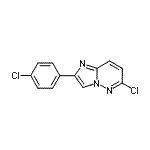 CAS 登录号：1844-56-0， 6-氯-2-(4-氯苯基)咪唑并[1,2-b]哒嗪