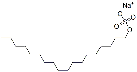 CAS 登录号:1847-55-8, 钠(Z)-十八碳-9-烯基硫酸盐