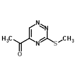 CAS 登录号：184895-81-6， 1-[3-(甲硫基)-1,2,4-三嗪-5-基]乙酮