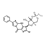 CAS#: 185246-32-6, Sodium (2R,4aR,6R,7R,7aS)-6-(2-Bromo-9-Oxo-6-Phenyl-4,9-Dihydro-3H-Imidazo[1,2-a]Purin-3-Yl)-7-Hydroxytetrahydro-4H-Furo[3,2-D][1,3,2]Dioxaphosphinine-2-Thiolate 2-Oxide