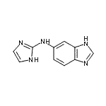 CAS 登录号：185312-13-4， N-(1H-咪唑-2-基)-1H-苯并咪唑-5-胺