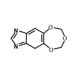 CAS 登录号：185840-21-5， 6H-[1,3,5]三氧杂卓并[6,7-F]苯并咪唑