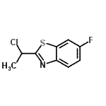 CAS 登录号：185949-85-3， 2-(1-氯乙基)-6-氟-1,3-苯并噻唑