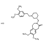 CAS#: 186097-54-1, 3-({(3S)-1-[2-(3,4-Dimethoxyphenyl)Ethyl]-3-Piperidinyl}Methyl)-7,8-Dimethoxy-1,3,4,5-Tetrahydro-2H-3-Benzazepin-2-One Hydrochloride (1:1)