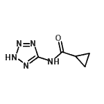 CAS 登录号：186302-36-3， N-(2H-四唑-5-基)环丙烷甲酰胺