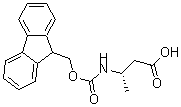 CAS 登录号：186320-18-3， 3-[[(9H-芴-9-基甲氧基)羰基]氨基]-丁酸
