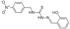 CAS 登录号：186453-54-3， 1-[(4-硝基苯基)甲基]-3-[[(E)-(6-氧代-1-环己-2,4-二烯亚基)甲基]氨基]硫脲
