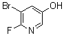 CAS 登录号：186593-54-4， 5-溴-6-氟-3-吡啶醇