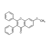 CAS 登录号：18720-69-9， 7-甲氧基-2,3-二苯基-4H-苯并吡喃-4-酮