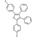 CAS 登录号：18749-93-4， 2,5-二(4-氟苯基)-3,4-二苯基呋喃