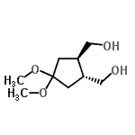 CAS#: 187528-21-8, [(1R,2R)-4,4-Dimethoxy-1,2-Cyclopentanediyl]Dimethanol
