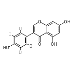 CAS#: 187960-08-3, 5,7-Dihydroxy-3-[4-Hydroxy(<Sup>2</Sup>H<Sub>4</Sub>)Phenyl]-4H-Chromen-4-One