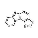 CAS 登录号：188179-07-9， 吡啶并[1,2-a][1,3]噻唑并[5,4-G]苯并咪唑