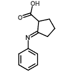 CAS 登录号：188296-96-0， (2E)-2-(苯基亚胺)环戊烷羧酸