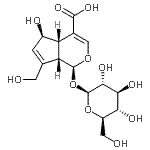 CAS 登录号：18842-99-4， (1S,4aS,5R,7aS)-1-(beta-D-吡喃葡萄糖基氧基)-5-羟基-7-(羟基甲基)-1,4A,5,7A-四氢环戊烯并[c]吡喃-4-羧酸