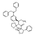 CAS#: 188559-29-7, (4R)-3-[(2S,3S)-3-[3-(Dibenzylamino)Phenyl]-2-(2-Methyl-1,3-Dioxolan-2-Yl)Pentanoyl]-4-Phenyl-1,3-Oxazolidin-2-One