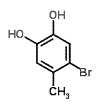 CAS 登录号：18863-72-4， 4-溴-5-甲基-1,2-苯二酚
