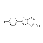 CAS 登录号：188692-40-2， 6-氯-2-(4-碘苯基)咪唑并[1,2-b]哒嗪