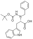 CAS 登录号：188777-50-6， (2S)-3-(1H-吲哚-3-基)-2-[[(2-甲基丙烷-2-基)氧基羰基氨基]-(苯基甲基)氨基]丙酸