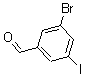 CAS 登录号：188813-09-4， 3-溴-5-碘-苯甲醛