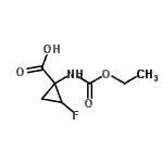 CAS 登录号：188897-46-3， 1-[(乙氧羰基)氨基]-2-氟环丙烷羧酸