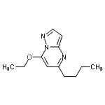 CAS 登录号：189018-32-4， 5-丁基-7-乙氧基吡唑并[1,5-a]嘧啶