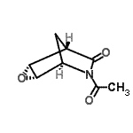 CAS 登录号：189098-30-4， (1S,2R,4S,5R)-6-乙酰基-3-氧杂-6-氮杂三环[3.2.1.0<sup>2,4</sup>]辛烷-7-酮