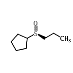 CAS 登录号：189103-61-5， [(S)-丙基亚磺酰]环戊烷