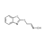 CAS 登录号：189579-57-5， (1E)-2-(1,3-苯并噻唑-2-基硫基)-N-羟基乙烷亚胺