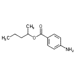 CAS 登录号：189816-89-5， 2-戊烷基4-氨基苯甲酸酯