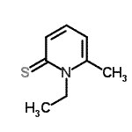 CAS 登录号：19006-73-6， 1-乙基-6-甲基-2(1H)-吡啶硫酮