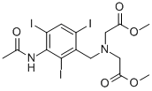 CAS 登录号:19014-73-4, N-(2,4,6-三碘-3-乙酰氨基苄基)亚胺二乙酸二甲酯