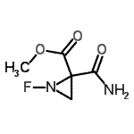 CAS 登录号：190184-62-4， 甲基2-氨基甲酰-1-氟-2-氮丙啶羧酸酯