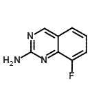 CAS 登录号：190274-25-0， 8-氟-2-喹唑啉胺