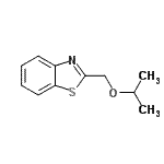 CAS 登录号：190384-95-3， 2-(异丙氧基甲基)-1,3-苯并噻唑