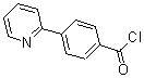 CAS 登录号：190850-37-4， 4-(2-吡啶基)-苯甲酰氯